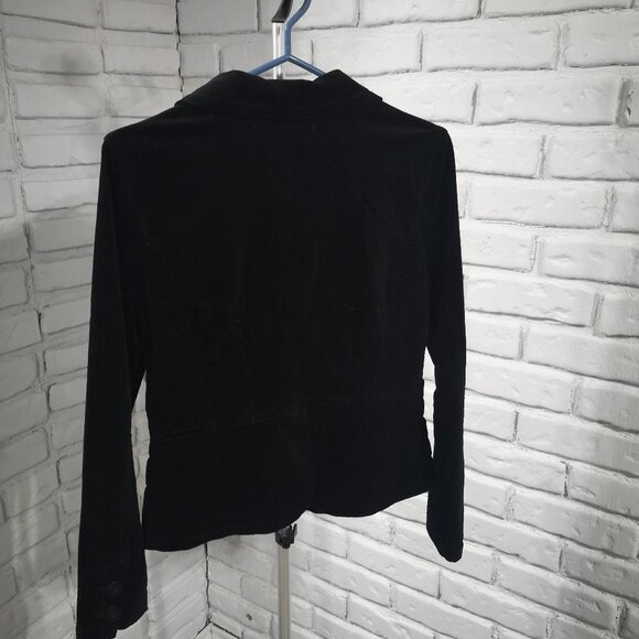 NWT Bandolinoblu Denim Ladies Size Small Black Corduroy Jacket - Picture 2 of 12
